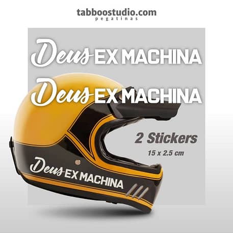 Adesivi casco Deus Ex Machina