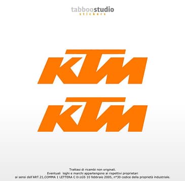 Adesivi logo KTM sticker
